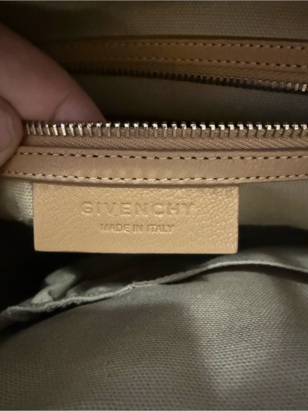 Givenchy Mini Antigona Satchel in Camel - Picture 4 of 6